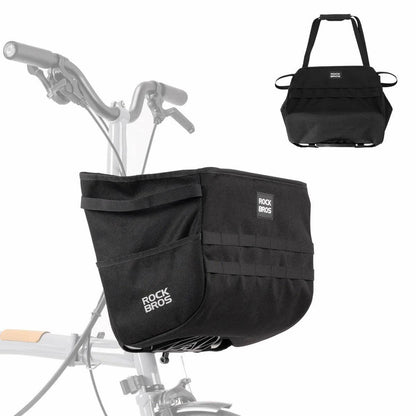 ROCKBROS - Folding Bike Handlebar Bag Basket Bag - 16L