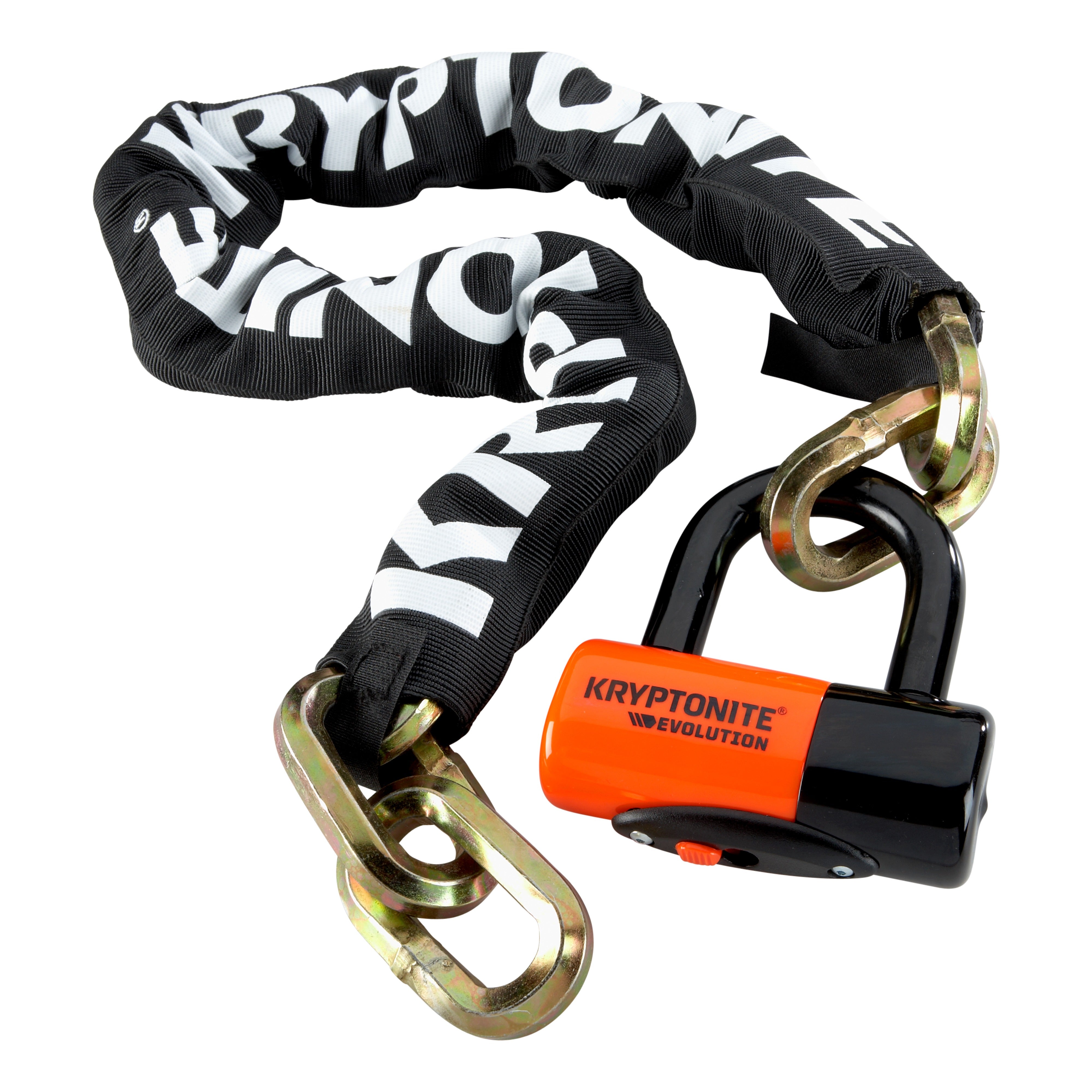Kryptonite New York Chain with Evolution Series Disc Lock