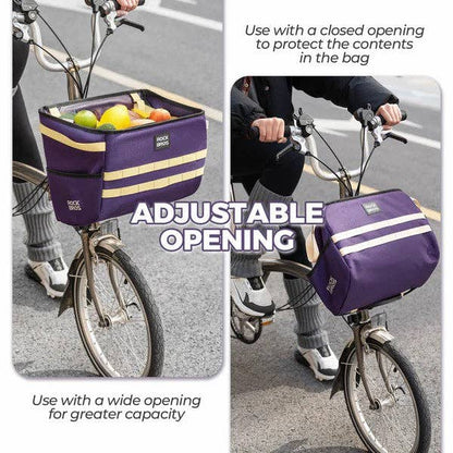 ROCKBROS - Folding Bike Handlebar Bag Basket Bag - 16L