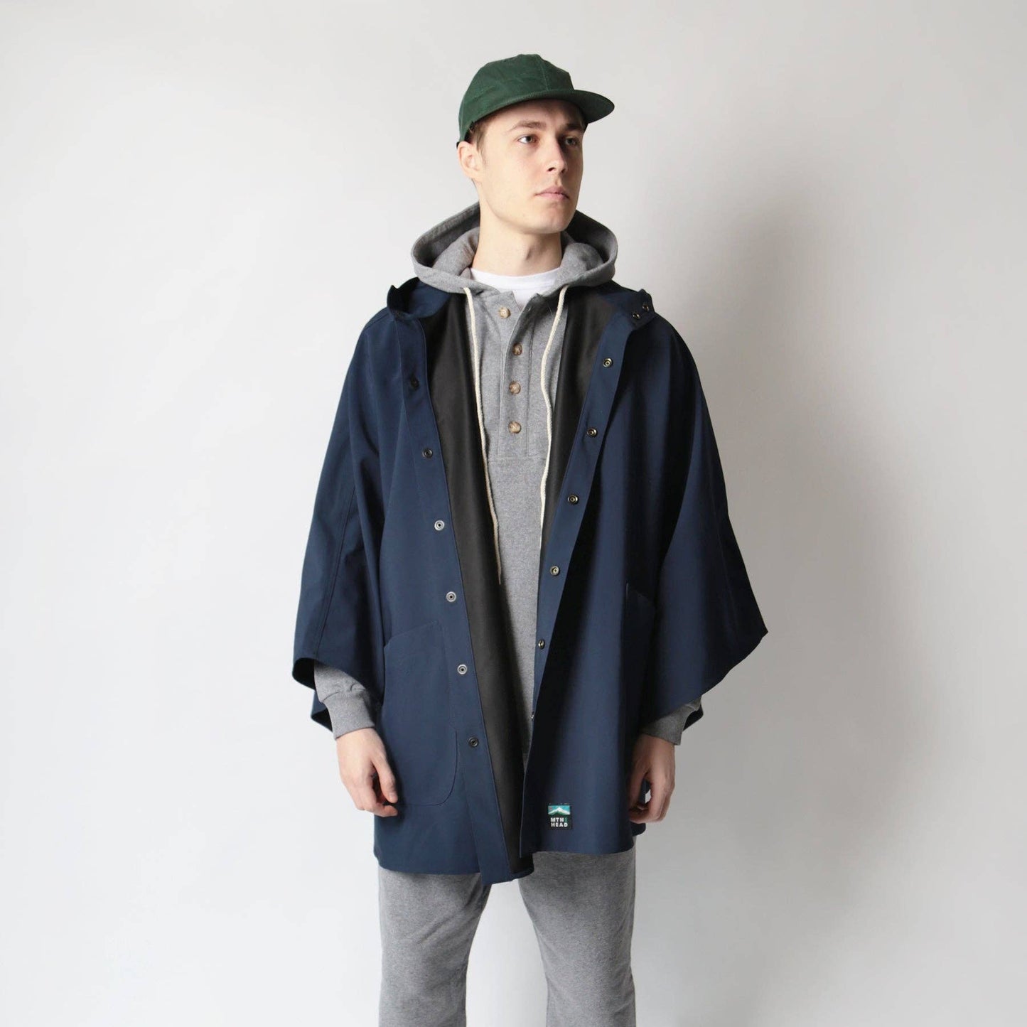 Muttonhead - Rain Poncho - Navy