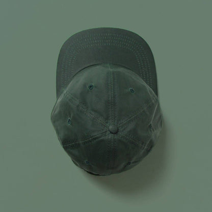 Muttonhead - 6 Panel - Blank - Forest Waxed Canvas