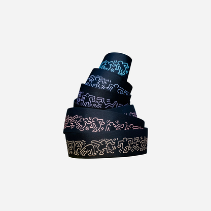 Affinity Keith Haring Bartape Black with Pastel Fade Graphics