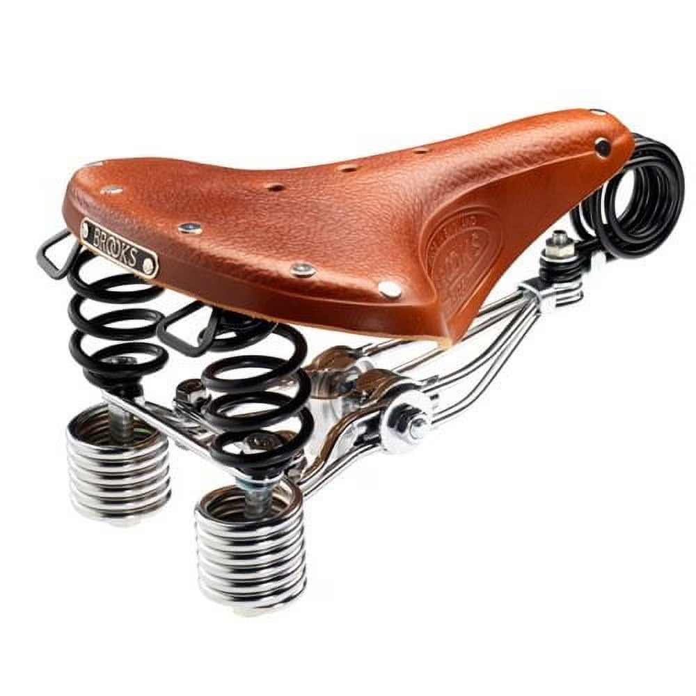 Brooks B135, Double Sprung, Double Rail, Leather Saddle – Clever