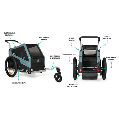 Burley Bark Ranger XL Pet Trailer