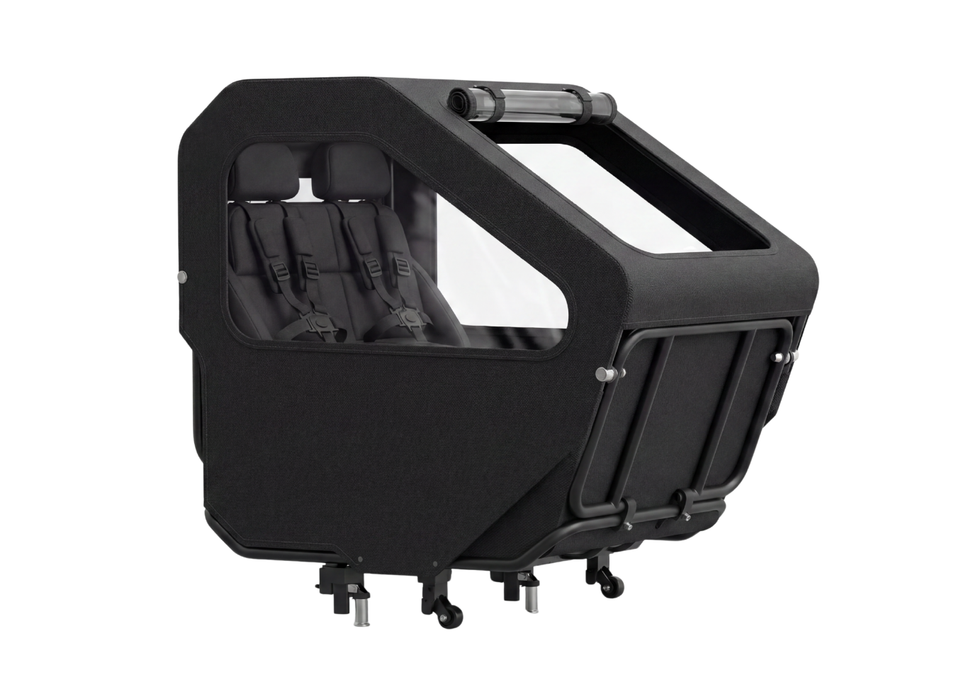 FOLD Basket Pro Family with child seat and rain cover