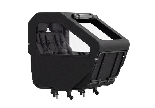 FOLD Basket Pro Family with child seat and rain cover