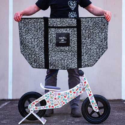 Affinity X Keith Haring Push Bike with Stand and Carrying Bag