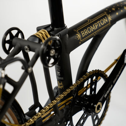 Brompton T Line 4 Speed Stardust Sea Otter Custom Shop Limited Edition Show Bike