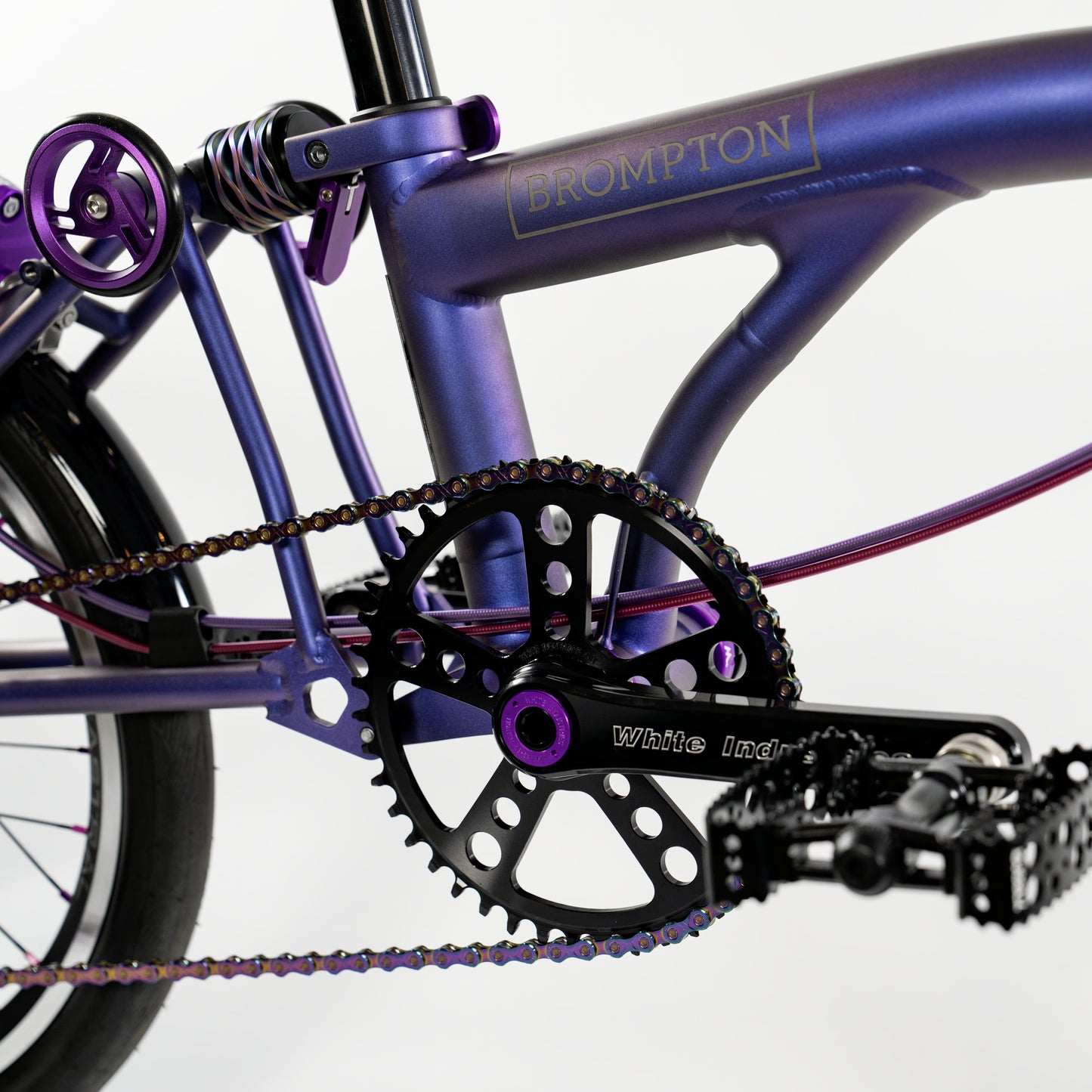 Brompton T Line 4 Speed Vespertine Sea Otter Limited Edition Show Bike