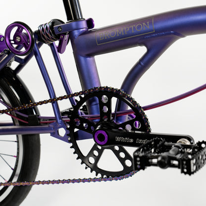 Brompton T Line 4 Speed Vespertine Sea Otter Limited Edition Show Bike