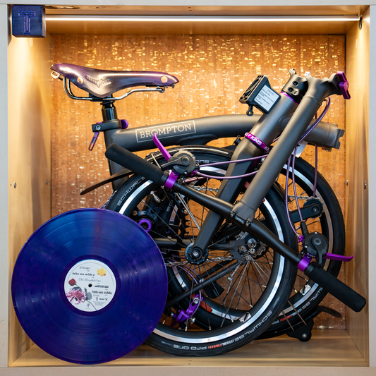 Brompton T Line 12 Speed Ceratech Omakase Purple Rain Edition