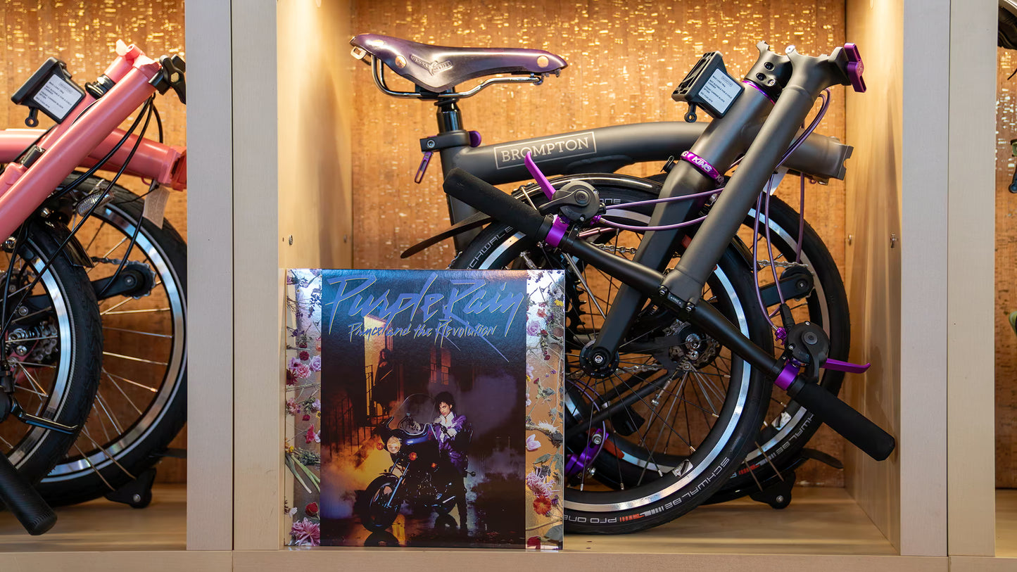 Brompton T Line 12 Speed Ceratech Omakase Purple Rain Edition