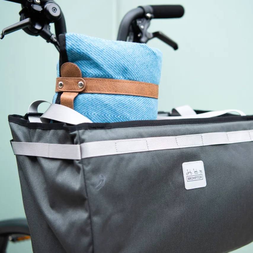 Brompton Borough Basket Bag, Grey