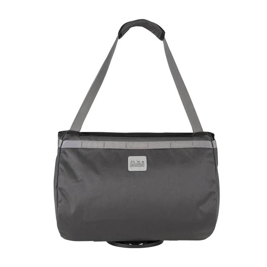 Brompton Borough Basket Bag, Grey – Clever Cycles | Bikes & Ebikes