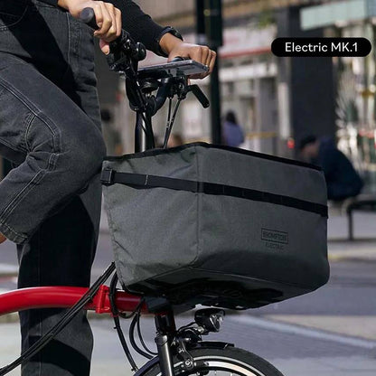 Brompton E-Basket with Frame -  Dark Grey