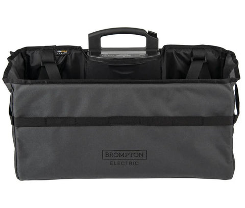 Brompton E-Basket with Frame - Dark Grey