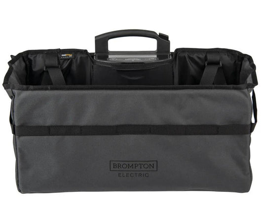 Brompton E-Basket with Frame -  Dark Grey