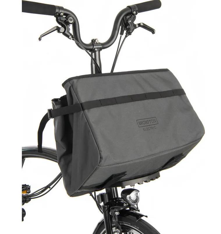 Brompton E-Basket with Frame -  Dark Grey