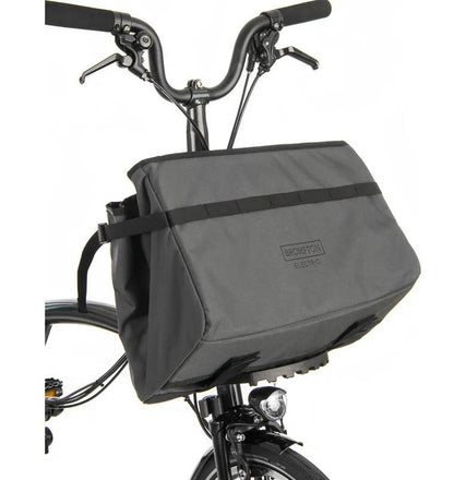 Brompton E-Basket with Frame -  Dark Grey