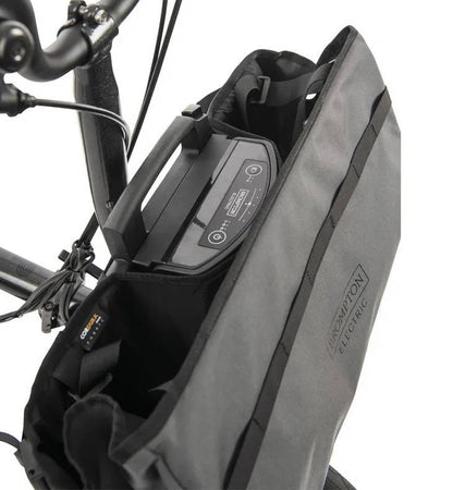 Brompton E-Basket with Frame -  Dark Grey
