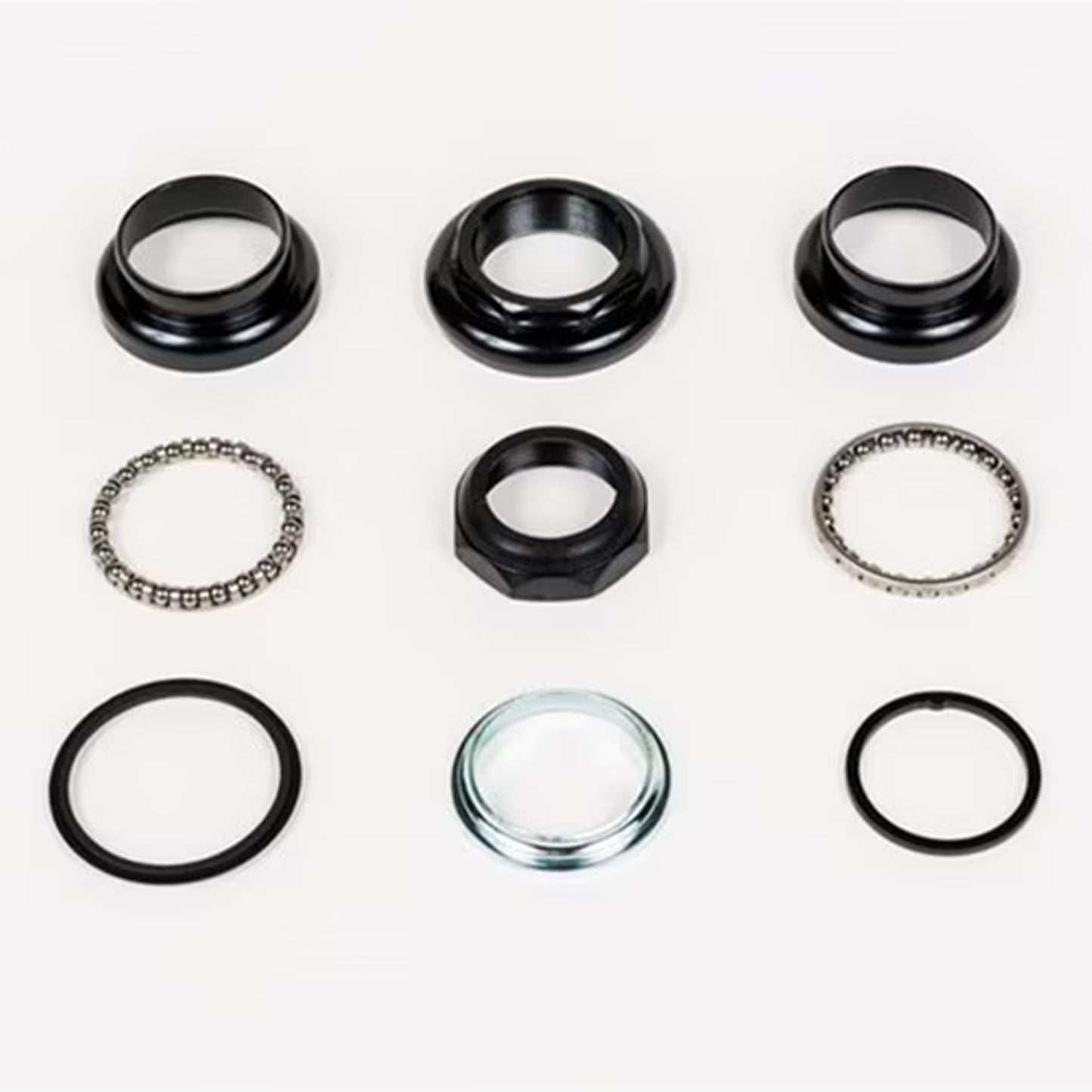 Brompton Headset steel 1 and 1 8th inch Black - QHEADSET-BK