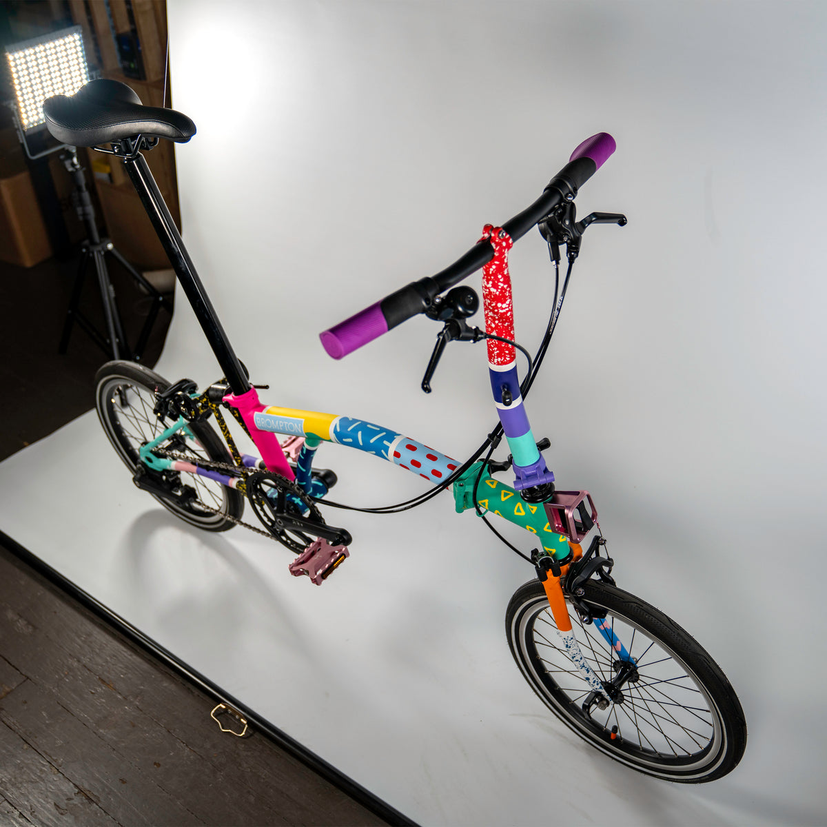 Brompton Custom Shop x Curtis Bullock Wild Style Brompton Low 2 Speed