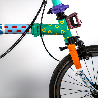 Brompton Custom Shop x Curtis Bullock Wild Style Brompton Low 2 Speed