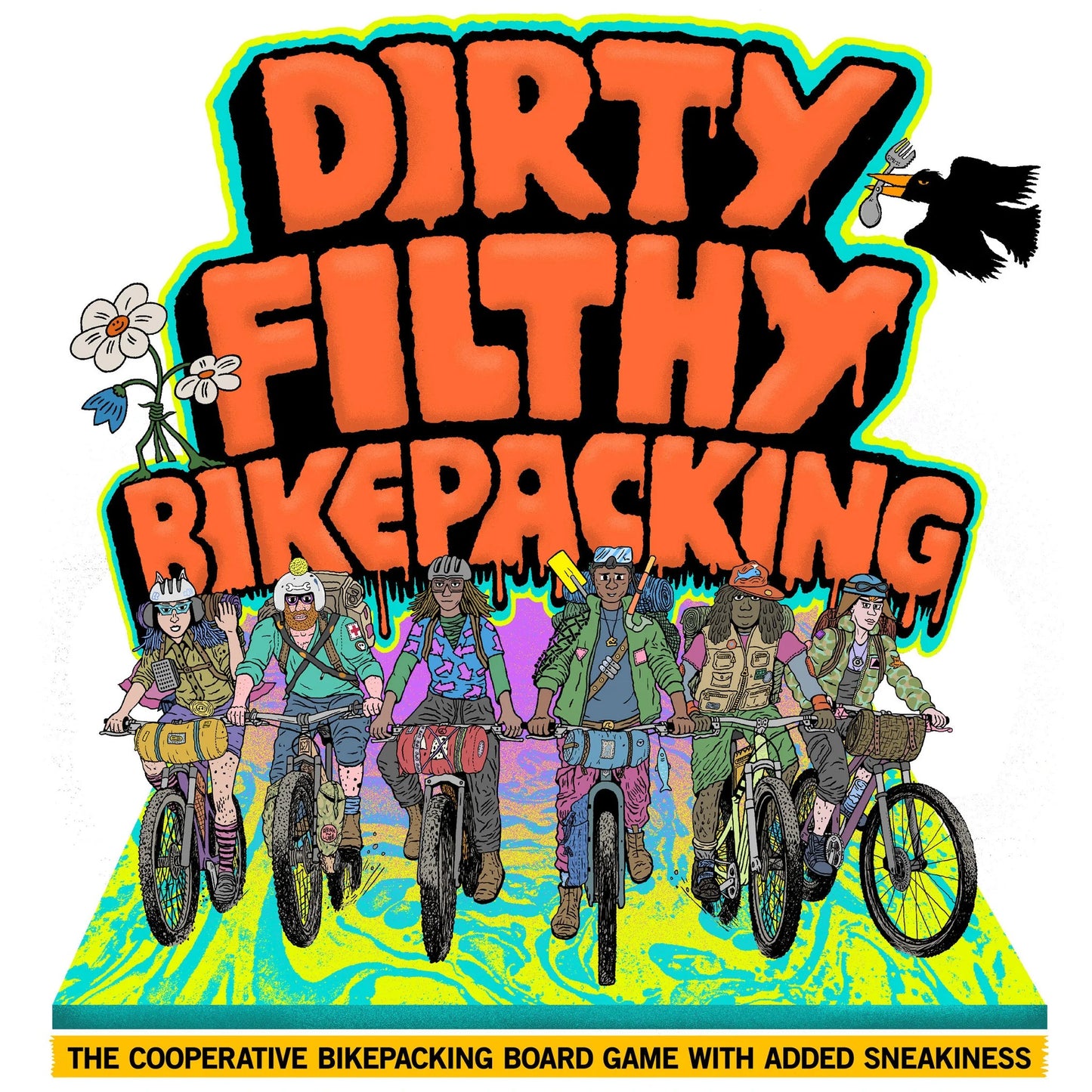 Dirty Filthy Bikepacking Board Game By Jody Barton