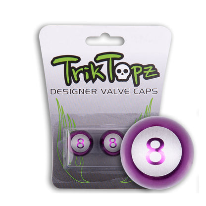 TrickTopz Valve Caps 8 Ball