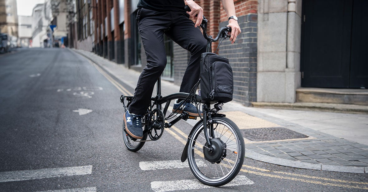 Brompton Electric C Line 4 Speed Folding Electric Bike