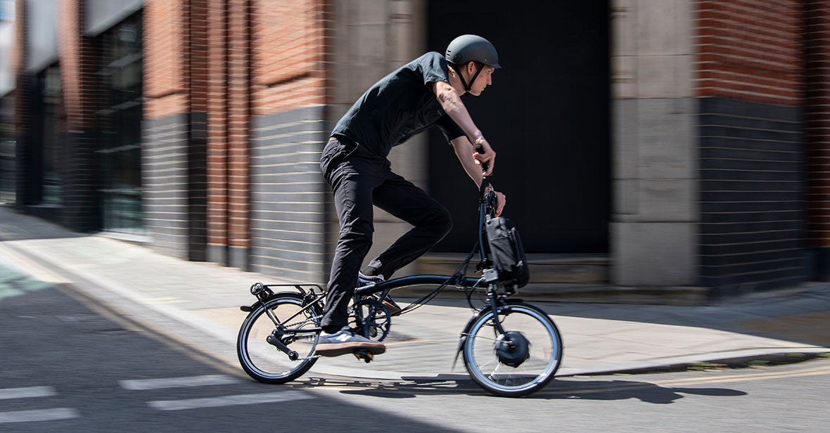 Brompton Electric C Line 4 Speed Folding Electric Bike