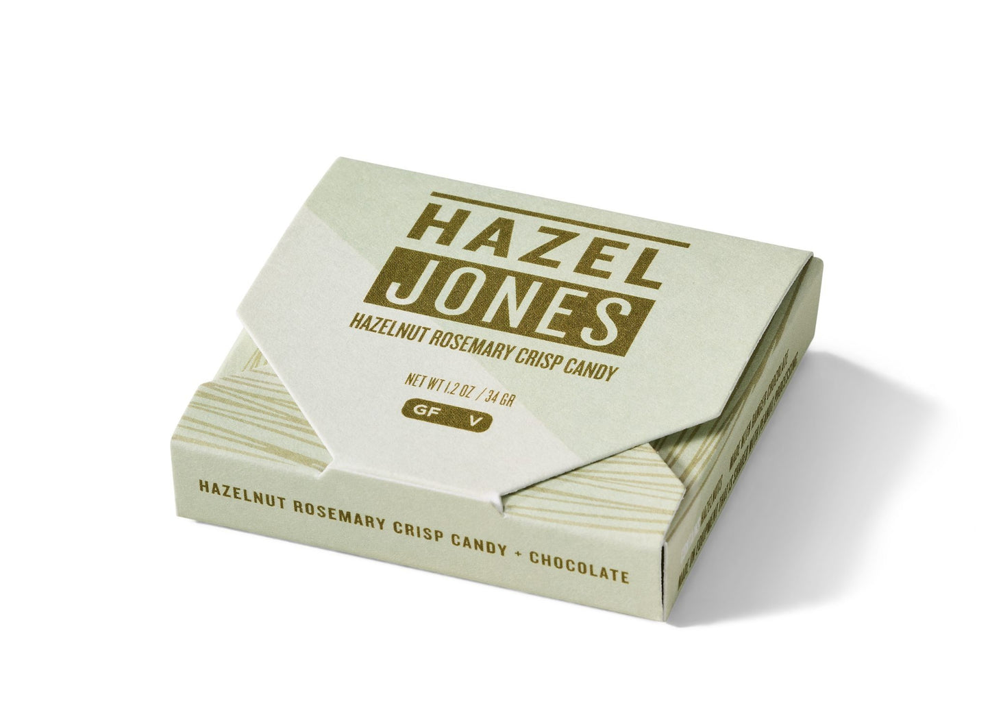 Hazel Jones - Hazelnut Rosemary Crisp Candy in Chocolate