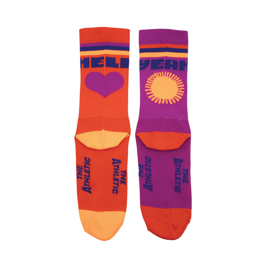 The Athletic Community HELL YEAH! Mismatched Socks