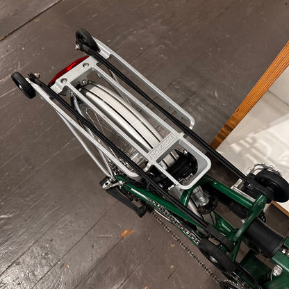 USED Brompton Mid Bar, Six Speed, Racing Green with Rack (M6R)