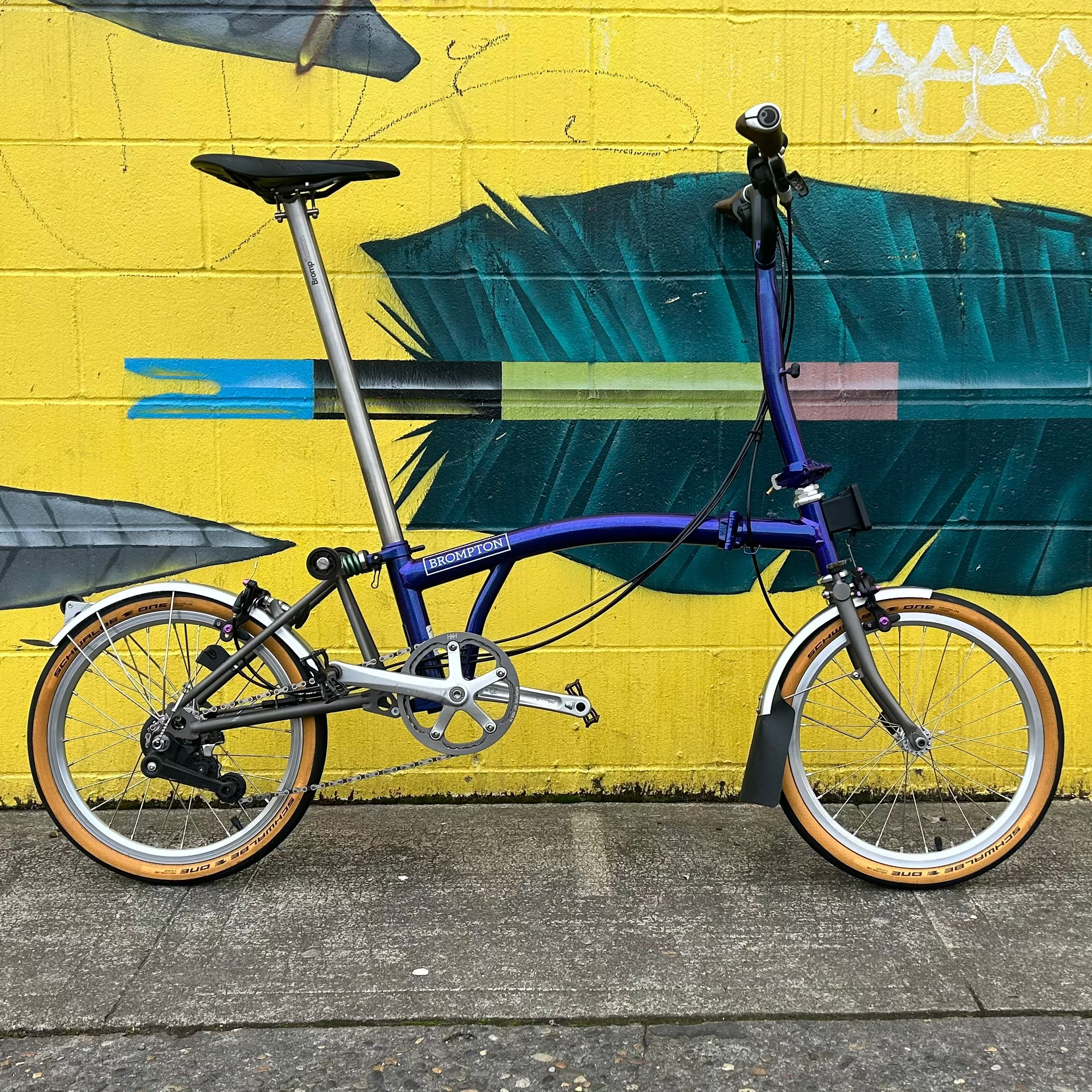 Brompton Superlight Purple Sparkle (Special Color Edition) - Used