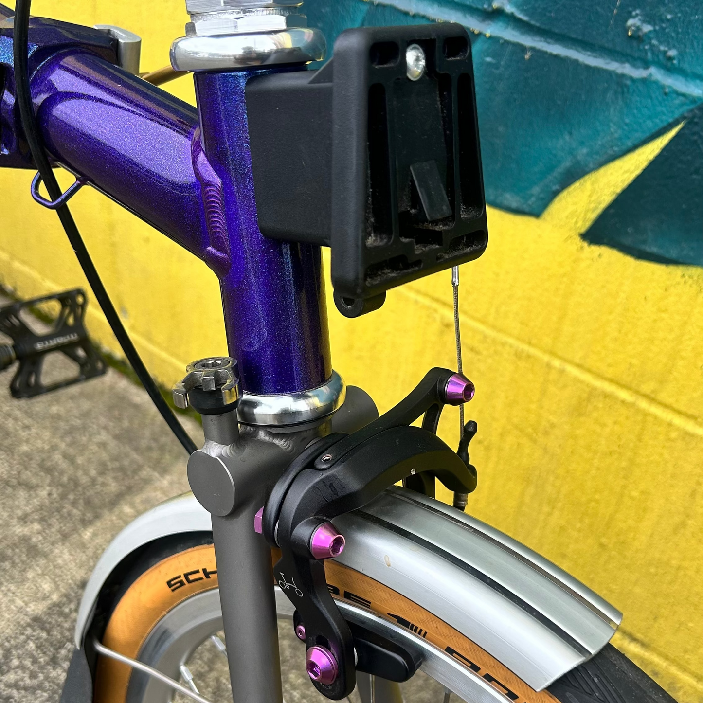 Brompton Superlight Purple Sparkle (Special Color Edition) - Used