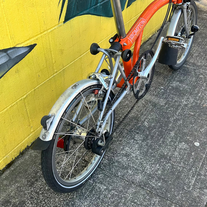 Used Brompton 3 Speed - Orange