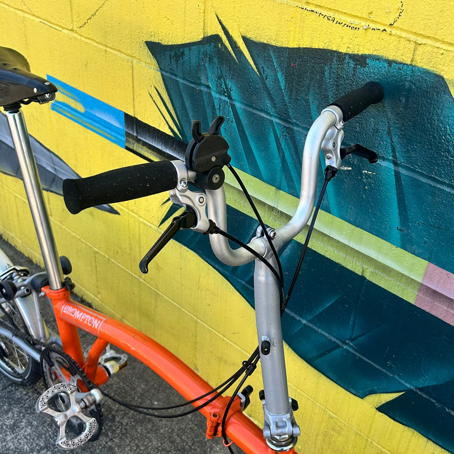 Used Brompton 3 Speed - Orange