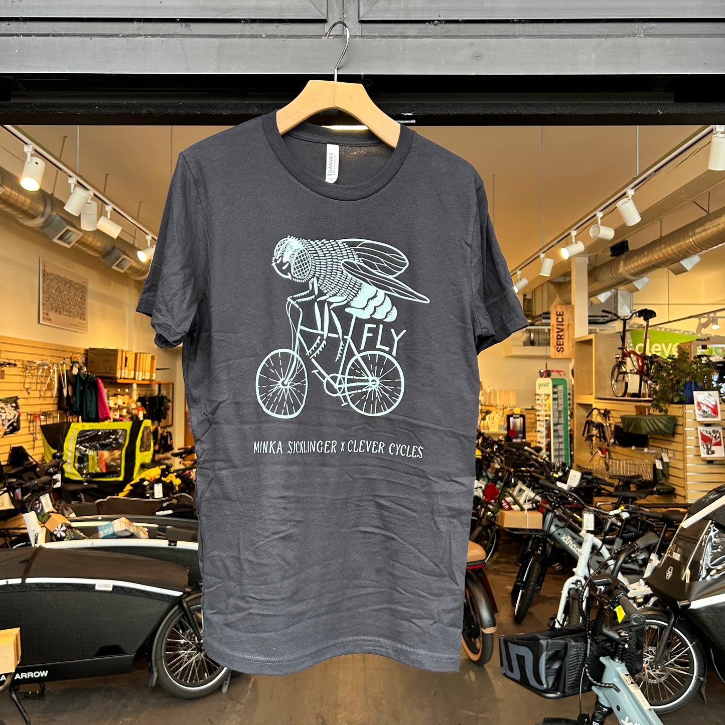 Minka Sicklinger x Clever Cycles Fly Shirt