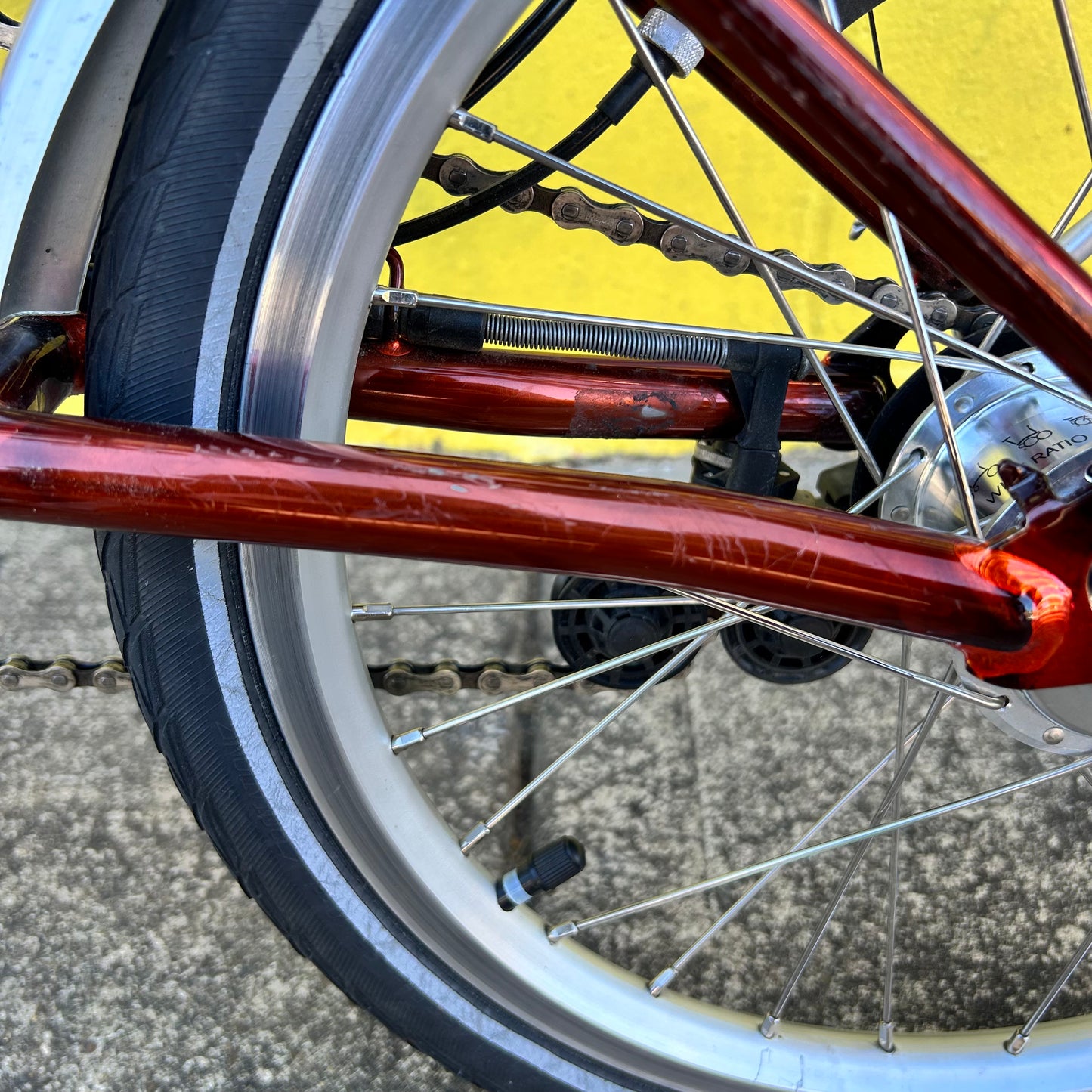 2018 Brompton H6R - High Bar - Flame Lacquer