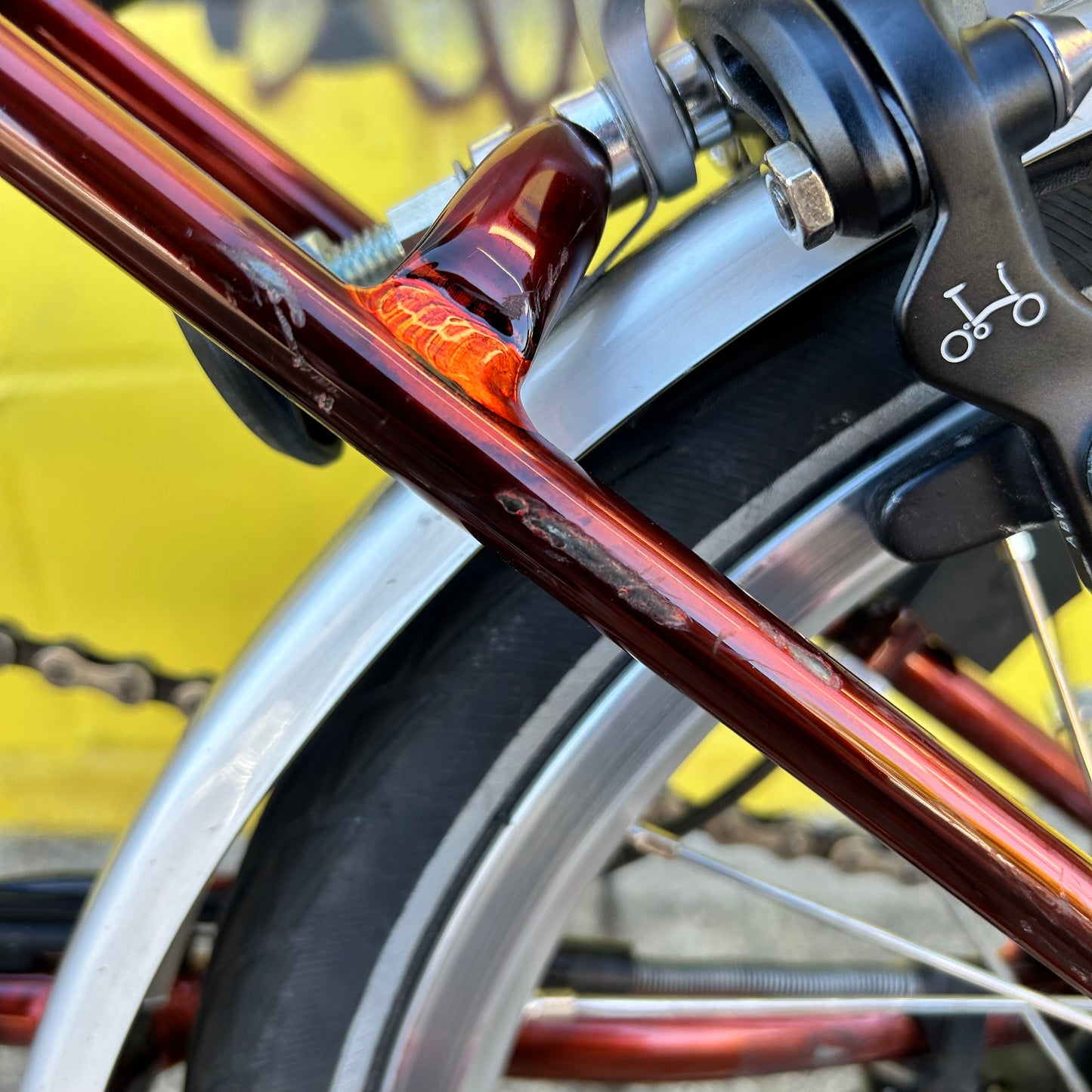 2018 Brompton H6R - High Bar - Flame Lacquer