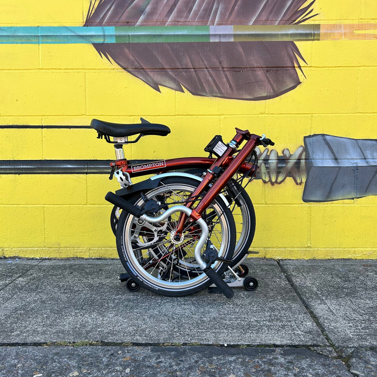 2018 Brompton H6R - High Bar - Flame Lacquer