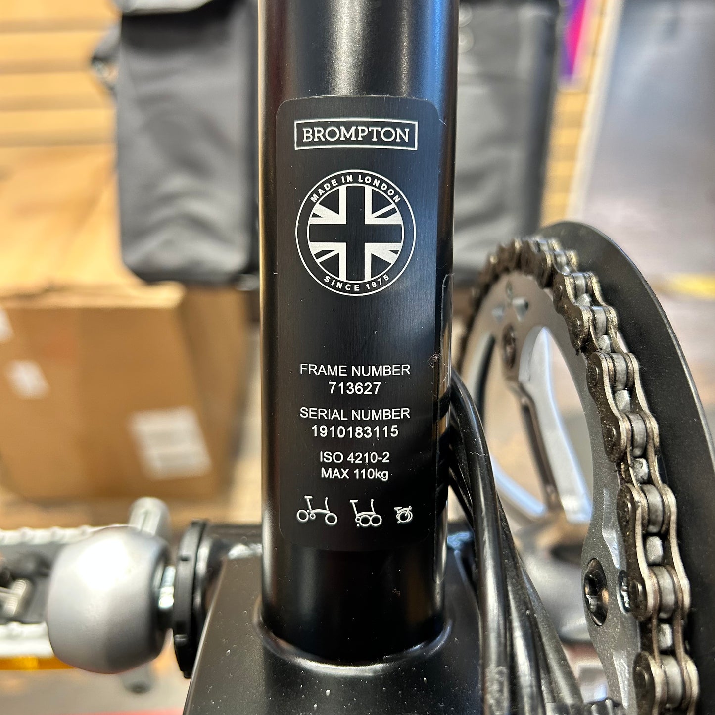 Brompton H6R - Black - Used