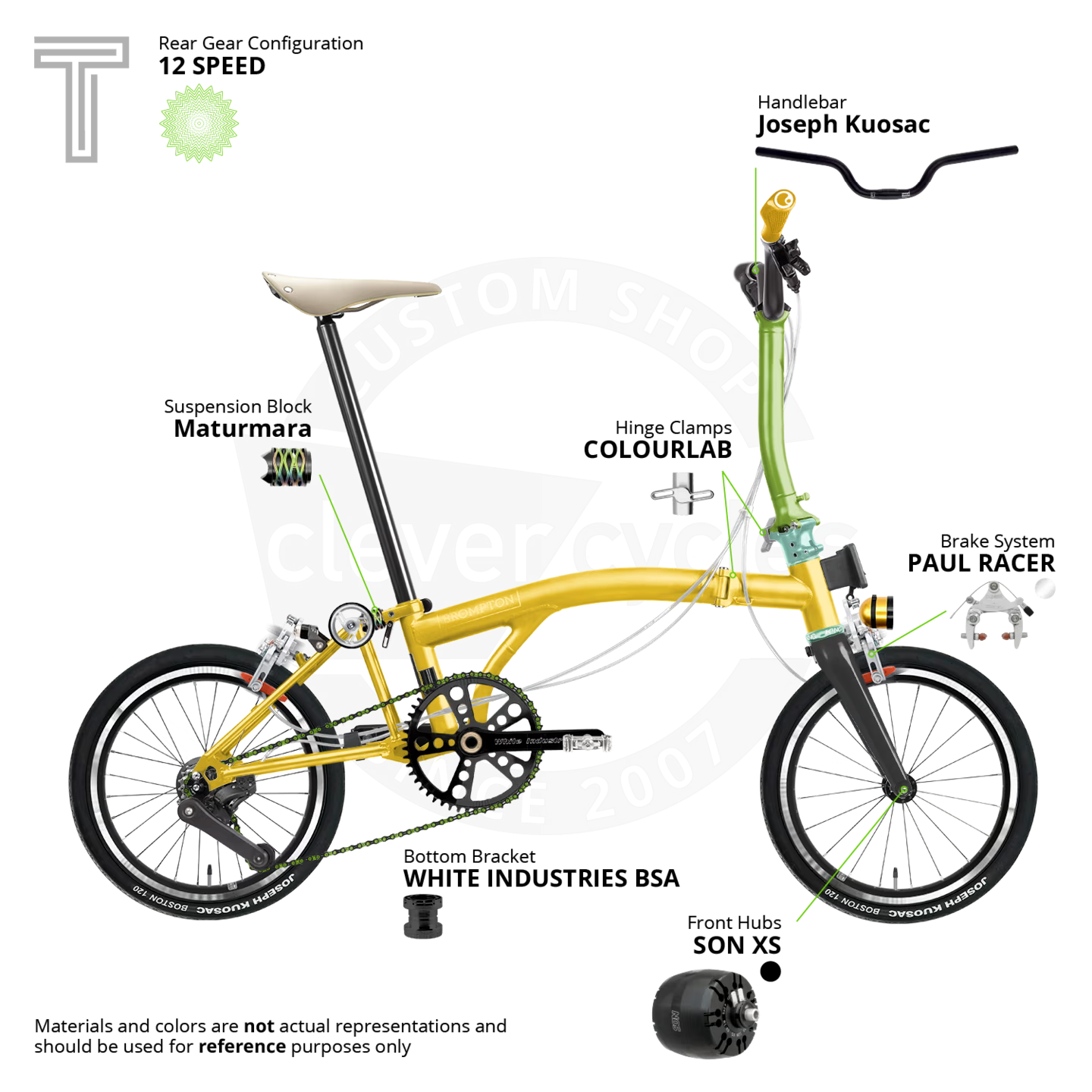 T Line - Brompton Custom Shop - Jimmy's Wastin' Away Again