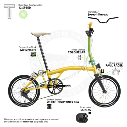 T Line - Brompton Custom Shop - Jimmy's Wastin' Away Again