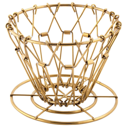 Kikkerland Brass Collapsible Coffee Dripper