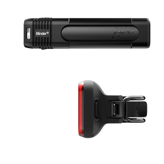 Knog Blinder 700/Blinder 100 Lights, Front/Rear Set, Black