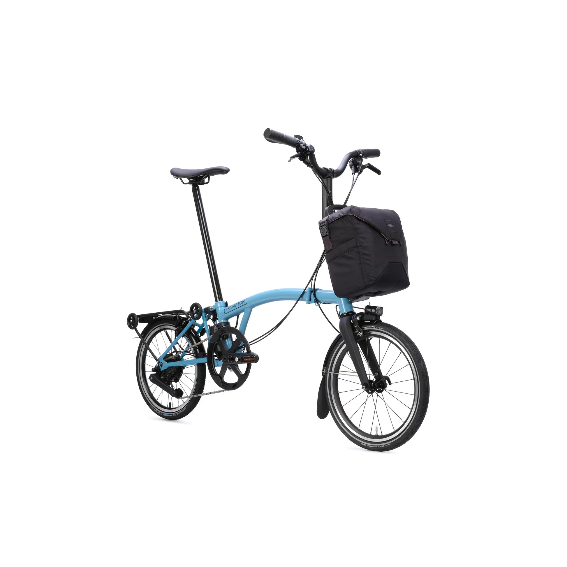 Brompton Electric P Line with SuperRoll+ - e-Motiq system - 4-speed in Cloud Metallic