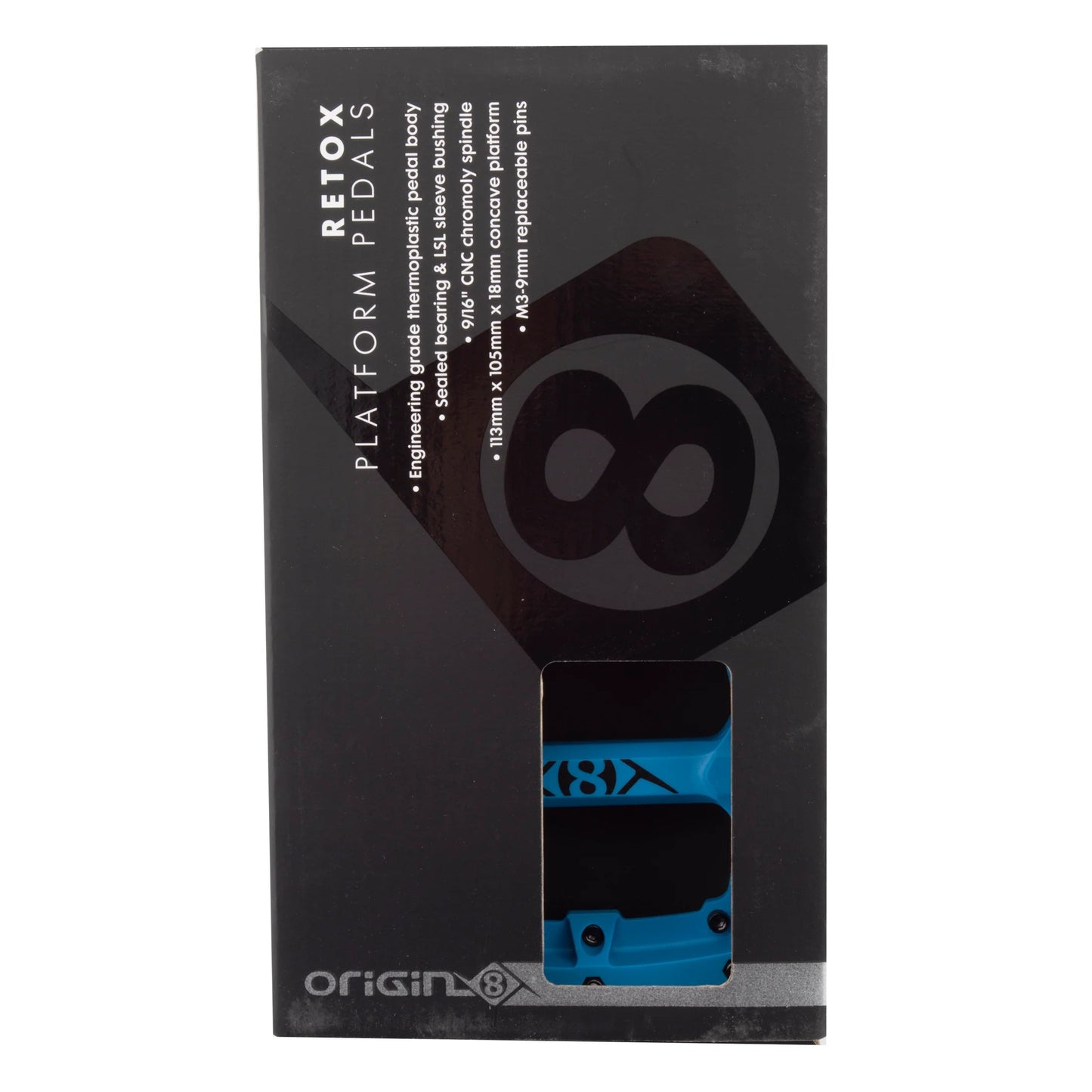 Origin8 Retox Pedals 9/16 Blue