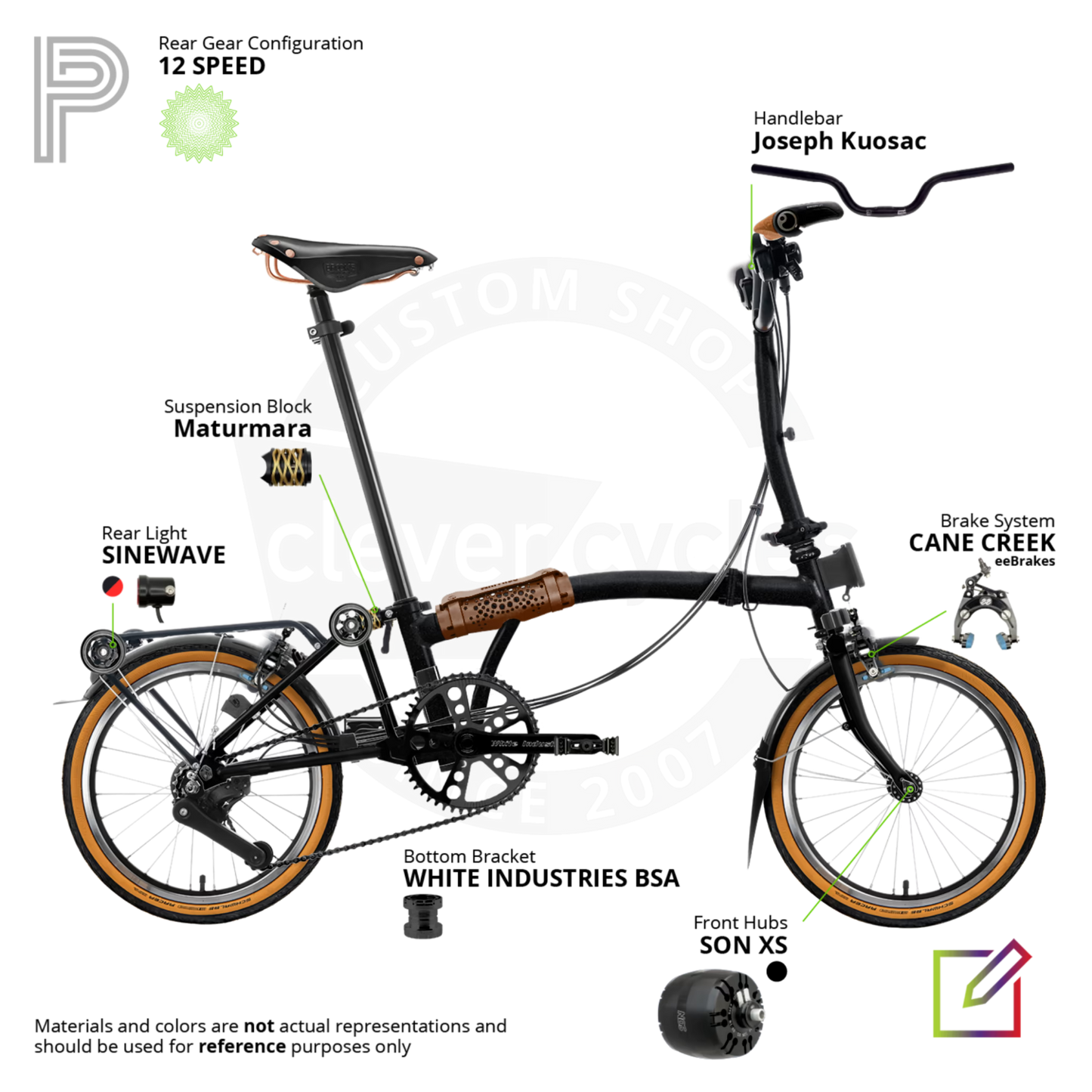 P Line - Brompton Custom Shop - Mystic Loafers